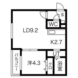 宮の沢駅 徒歩7分 2階の物件間取画像